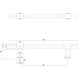 Intersteel Meubelgreep t-vorm recht 152mm geborsteld RVS Intersteel Meubelgreep t-vorm recht 152mm geborsteld RVS