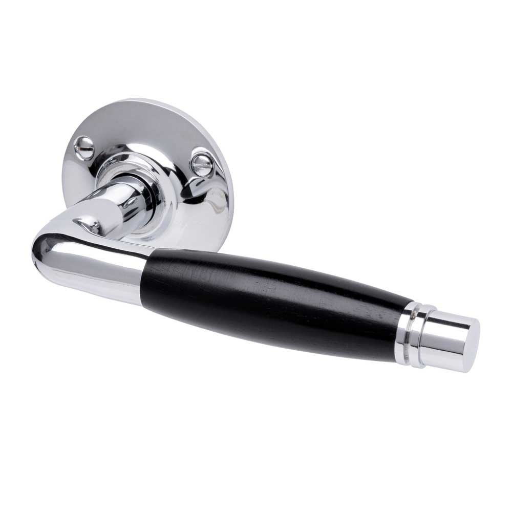 De Oude Deurklink Deurklink - Deco nikkel, rond rozet De Oude Deurklink Deurklink - Deco nikkel, rond rozet