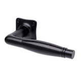 De Oude Deurklink Deurklink - Deco mat zwart, rozet vierkant De Oude Deurklink Deurklink - Deco mat zwart, rozet vierkant