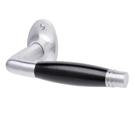 De Oude Deurklink Deurklink - Deco mat nikkel, ovaal rozet De Oude Deurklink Deurklink - Deco mat nikkel, ovaal rozet