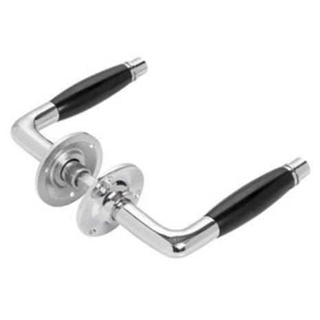 De Oude Deurklink Deurklink - Deco nikkel, rond rozet De Oude Deurklink Deurklink - Deco nikkel, rond rozet