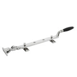 Intersteel Raamuitzetter Ton met stelpennen nikkel / ebbenhout Intersteel Raamuitzetter Ton met stelpennen nikkel / ebbenhout