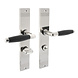 Intersteel Deurklink Ton basic schild nikkel wc63/8mm Intersteel Deurklink Ton basic schild nikkel wc63/8mm