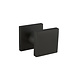 Intersteel Deurknop vierkant 60x60mm éénzijdige montage aluminium zwart Intersteel Deurknop vierkant 60x60mm éénzijdige montage aluminium zwart