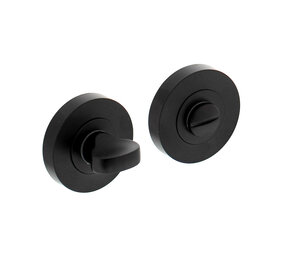 Intersteel WC slot / badkamersluiting 52x8mm mat zwart Intersteel WC slot / badkamersluiting 52x8mm mat zwart