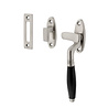 Intersteel Raamsluiting Ton rechts mat nikkel / ebbenhout Intersteel Raamsluiting Ton rechts mat nikkel / ebbenhout