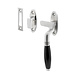 Intersteel Raamsluiting Ton rechts mat chroom / ebbenhout Intersteel Raamsluiting Ton rechts mat chroom / ebbenhout