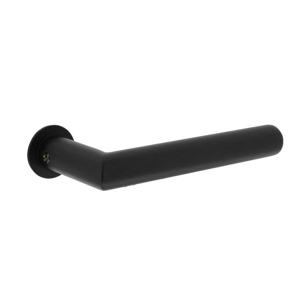 Intersteel Deurklink Jura met minimalistische rozet mat zwart Intersteel Deurklink Jura met minimalistische rozet mat zwart