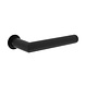 Intersteel Deurklink Jura met minimalistische rozet mat zwart Intersteel Deurklink Jura met minimalistische rozet mat zwart