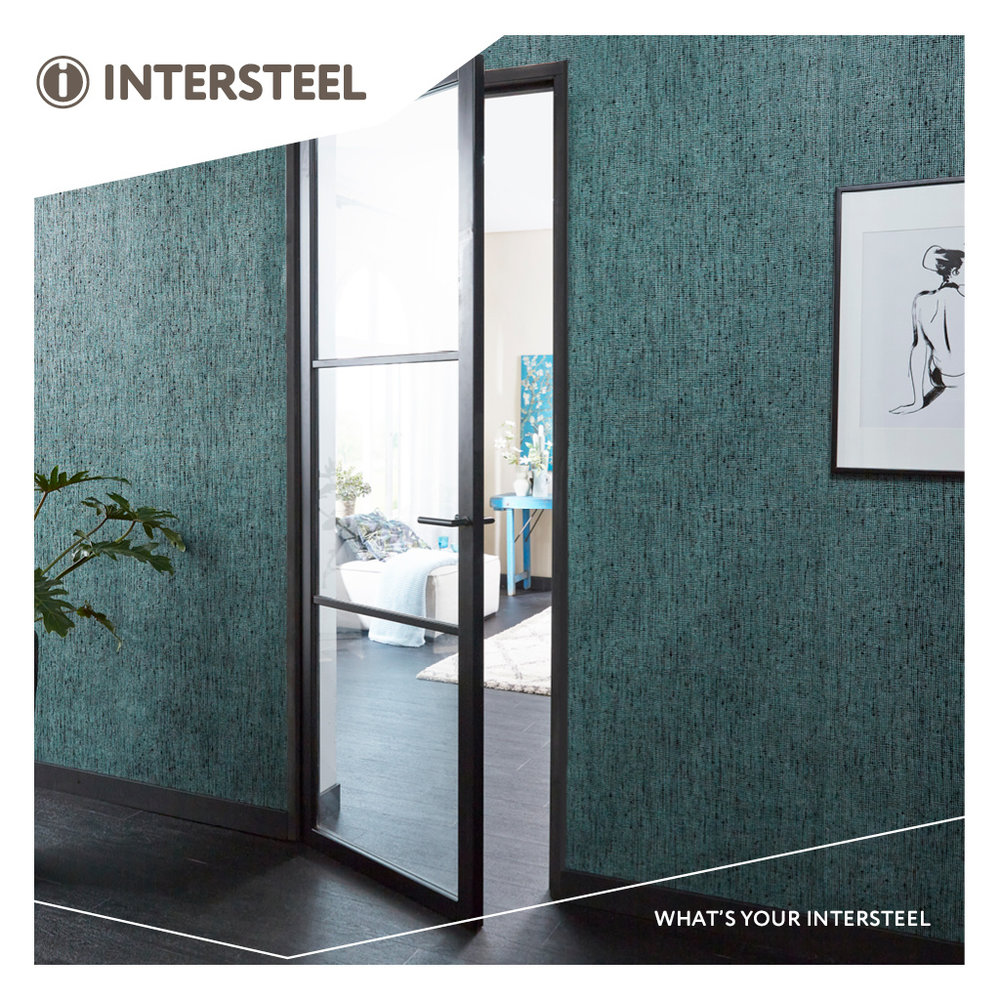 Intersteel Deurklink Jura met minimalistische rozet mat zwart Intersteel Deurklink Jura met minimalistische rozet mat zwart