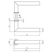 Intersteel Deurklink Jura met minimalistische rozet mat zwart Intersteel Deurklink Jura met minimalistische rozet mat zwart
