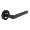 Intersteel Deurklink Jura op rozet mat zwart RVS - deurbeslag voor binnendeur - Intersteel Intersteel Deurklink Jura op rozet mat zwart RVS - deurbeslag voor binnendeur - Intersteel