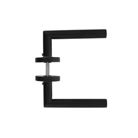 Intersteel Deurklink Jura op rozet mat zwart RVS Intersteel Deurklink Jura op rozet mat zwart RVS