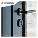 Intersteel Deurklink Jura op rozet mat zwart RVS Intersteel Deurklink Jura op rozet mat zwart RVS
