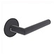 Intersteel Deurklink Jura met zelfklevend rozet mat zwart Intersteel Deurklink Jura met zelfklevend rozet mat zwart
