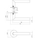 Intersteel Deurklink Jura met zelfklevend rozet mat zwart Intersteel Deurklink Jura met zelfklevend rozet mat zwart