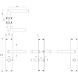 Intersteel Deurklink Jura met schild WC63/8 geborsteld RVS Intersteel Deurklink Jura met schild WC63/8 geborsteld RVS