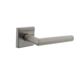 Intersteel Deurklink Jura op vierkante massieve rozet geborsteld RVS Intersteel Deurklink Jura op vierkante massieve rozet geborsteld RVS