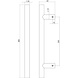 Intersteel Deurgreep T-model 20mmx300mm mat zwart Intersteel Deurgreep T-model 20mmx300mm mat zwart