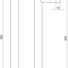 Intersteel Deurgreep T-model 200x65mm mat zwart - voor binnendeur of buitendeur - Intersteel Intersteel Deurgreep T-model 200x65mm mat zwart - voor binnendeur of buitendeur - Intersteel