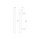 Intersteel Deurgreep T-model 20mm x 700mm mat zwart Intersteel Deurgreep T-model 20mm x 700mm mat zwart