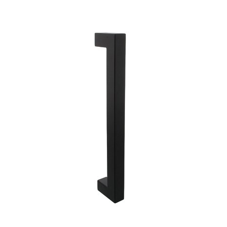 Intersteel Deurgreep Vierkant 300mm mat zwart - voor binnendeur of buitendeur - Intersteel Intersteel Deurgreep Vierkant 300mm mat zwart - voor binnendeur of buitendeur - Intersteel