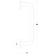 Intersteel Deurgreep op rond rozet 345mm geborsteld RVS Intersteel Deurgreep op rond rozet 345mm geborsteld RVS