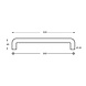 Intersteel Deurgreep 320mm U-vorm geborsteld RVS Intersteel Deurgreep 320mm U-vorm geborsteld RVS