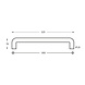 Intersteel Deurgrepen 325mm U-vorm geborsteld RVS Intersteel Deurgrepen 325mm U-vorm geborsteld RVS