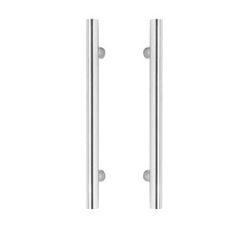 Intersteel Deurgrepen set T-vorm 1000x70mm geborsteld RVS
