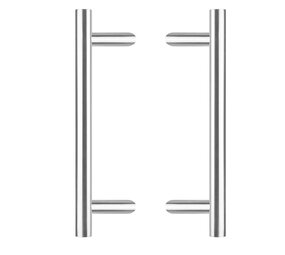 Intersteel Deurgrepen set T-schuin 300mm geborsteld RVS Intersteel Deurgrepen set T-schuin 300mm geborsteld RVS