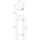 Intersteel Deurgrepen set T-schuin 30mm - 500mm geborsteld RVS Intersteel Deurgrepen set T-schuin 30mm - 500mm geborsteld RVS