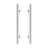 Intersteel Deurgrepen set T-vorm 500x80mm geborsteld RVS