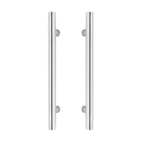 Intersteel Deurgrepen set T-vorm600x80mm geborsteld RVS - Intersteel Intersteel Deurgrepen set T-vorm600x80mm geborsteld RVS - Intersteel