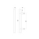 Intersteel Deurgreep T-vorm 1000x80x30mm geborsteld RVS Intersteel Deurgreep T-vorm 1000x80x30mm geborsteld RVS