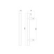 Intersteel Deurgreep T-vorm 1200x80x30 geborsteld RVS Intersteel Deurgreep T-vorm 1200x80x30 geborsteld RVS