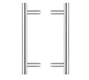 Intersteel Deurgrepen set T-schuin500mm geborsteld RVS Intersteel Deurgrepen set T-schuin500mm geborsteld RVS