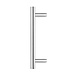 Intersteel Deurgreep T-schuin 600x90x30mm geborsteld RVS Intersteel Deurgreep T-schuin 600x90x30mm geborsteld RVS