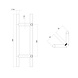 Intersteel Deurgrepen set T-schuin 600x90x30 geborsteld RVS Intersteel Deurgrepen set T-schuin 600x90x30 geborsteld RVS
