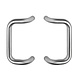 Intersteel Deurgrepen set D-model 325x75x25 geborsteld RVS Intersteel Deurgrepen set D-model 325x75x25 geborsteld RVS