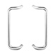 Intersteel Deurgrepen set D-model 630x75x30 geborsteld RVS Intersteel Deurgrepen set D-model 630x75x30 geborsteld RVS