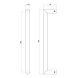Intersteel Deurgreep recht-90 graden 330x80x30 geborsteld RVS Intersteel Deurgreep recht-90 graden 330x80x30 geborsteld RVS