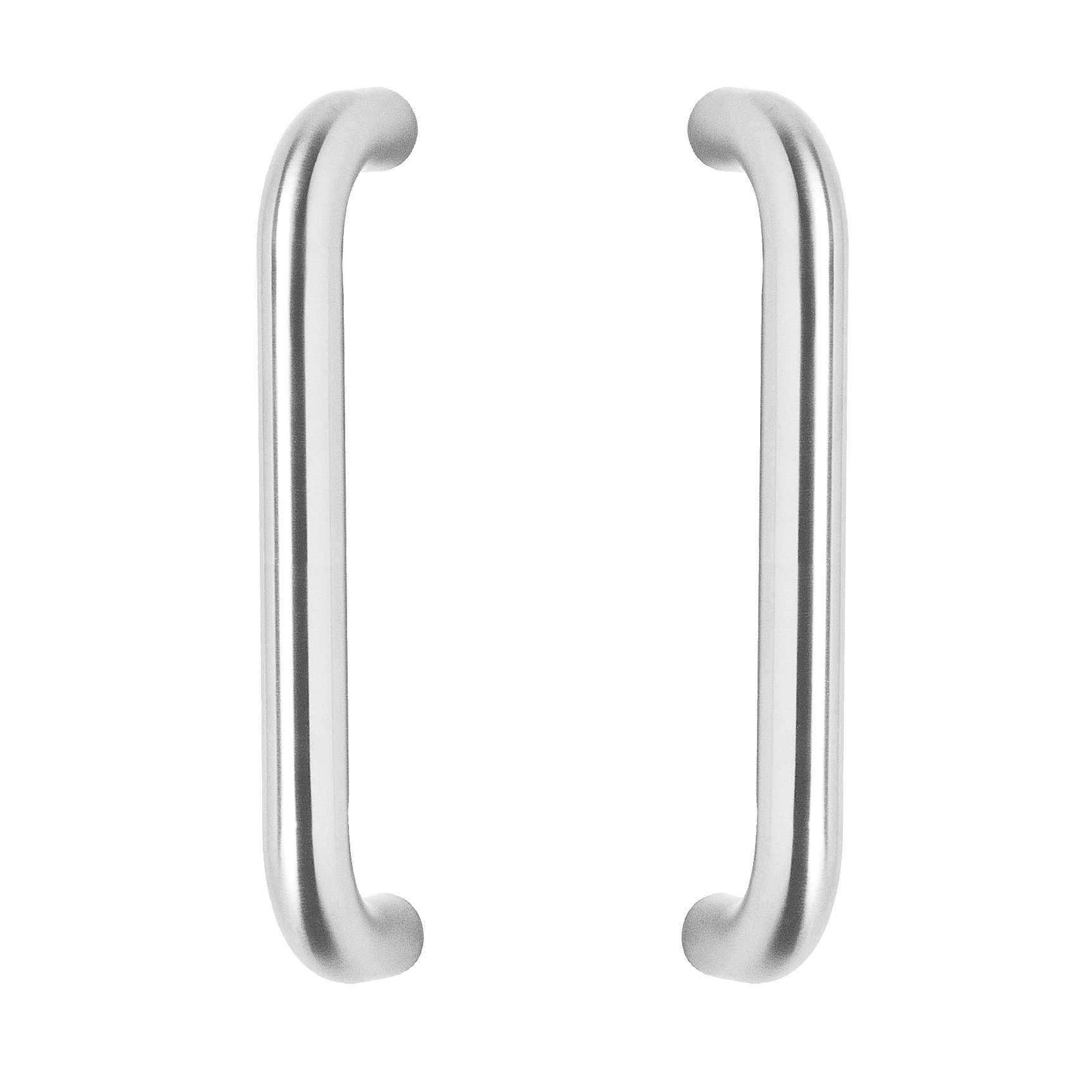 Intersteel Deurgrepen set U-vorm 630x80x30 geborsteld RVS