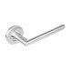 Intersteel Deurklink Ovale Hoek 90 graden op rozet geborsteld RVS Intersteel Deurklink Ovale Hoek 90 graden op rozet geborsteld RVS