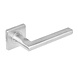 Intersteel Deurklink Hoek 90 graden plat op vierkant rozet geborsteld RVS Intersteel Deurklink Hoek 90 graden plat op vierkant rozet geborsteld RVS