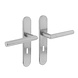 Intersteel Deurklink Hoek 90 graden op schild sleutelgat 56mm geborsteld RVS Intersteel Deurklink Hoek 90 graden op schild sleutelgat 56mm geborsteld RVS