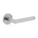Intersteel Deurklink Recht Hoek 90 graden op rond rozet geborsteld RVS Intersteel Deurklink Recht Hoek 90 graden op rond rozet geborsteld RVS