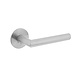 Intersteel Deurklink Hoek 90 graden op rond magneet rozet geborsteld RVS Intersteel Deurklink Hoek 90 graden op rond magneet rozet geborsteld RVS