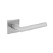 Intersteel Deurklink Hoek 90 graden op vierkant magneet rozet geborsteld RVS Intersteel Deurklink Hoek 90 graden op vierkant magneet rozet geborsteld RVS