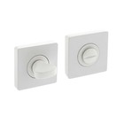 Intersteel WC-slot draaiknop vierkant wit - voor binnendeur - Intersteel